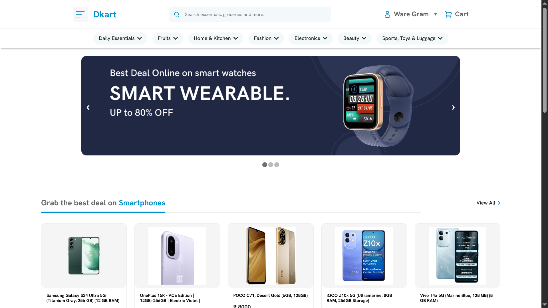 Dkart Ecommerce Platform